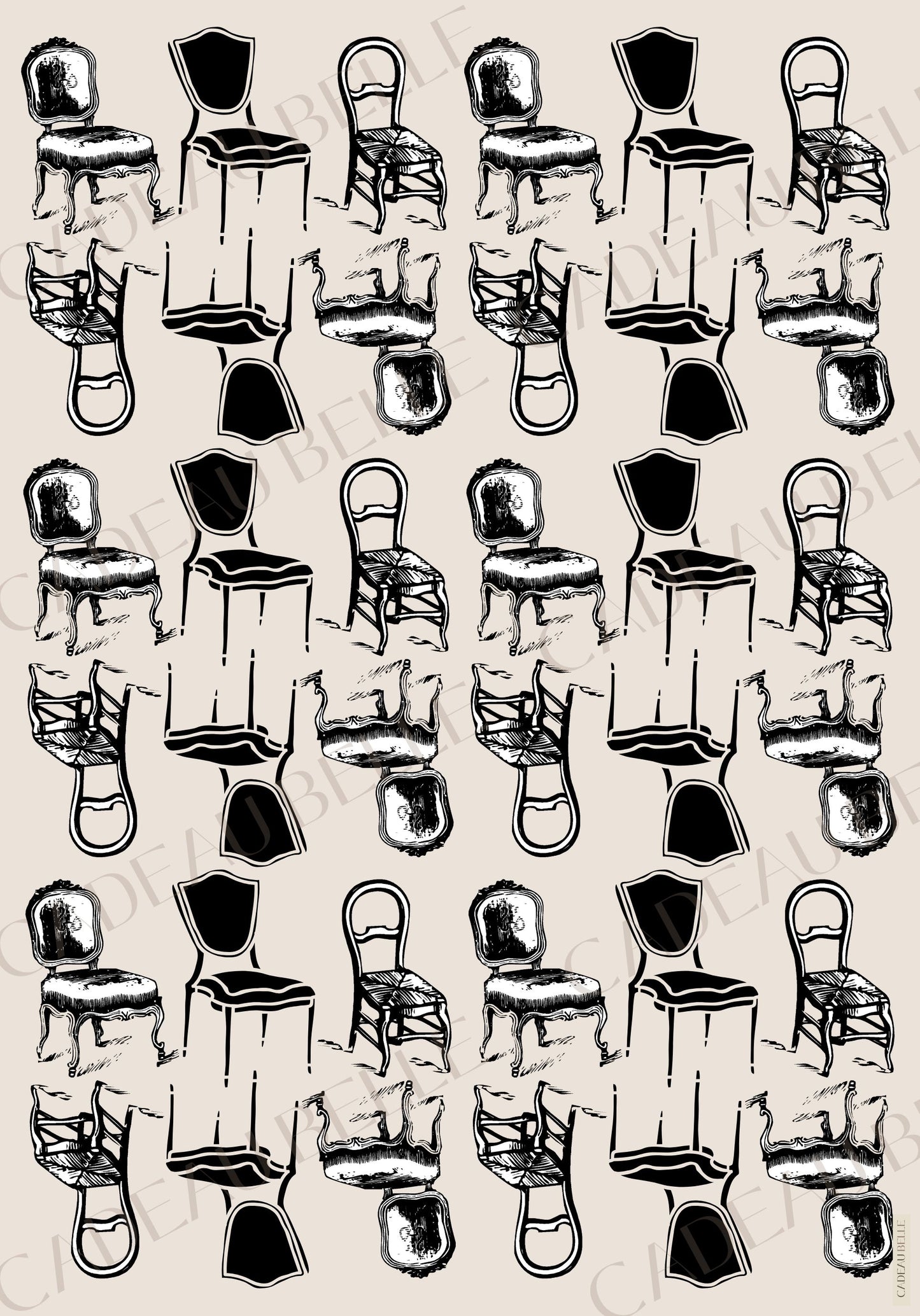 CHAISE NOIR - Flat Sheets