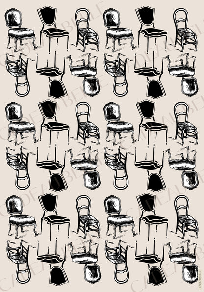 CHAISE NOIR - Flat Sheets