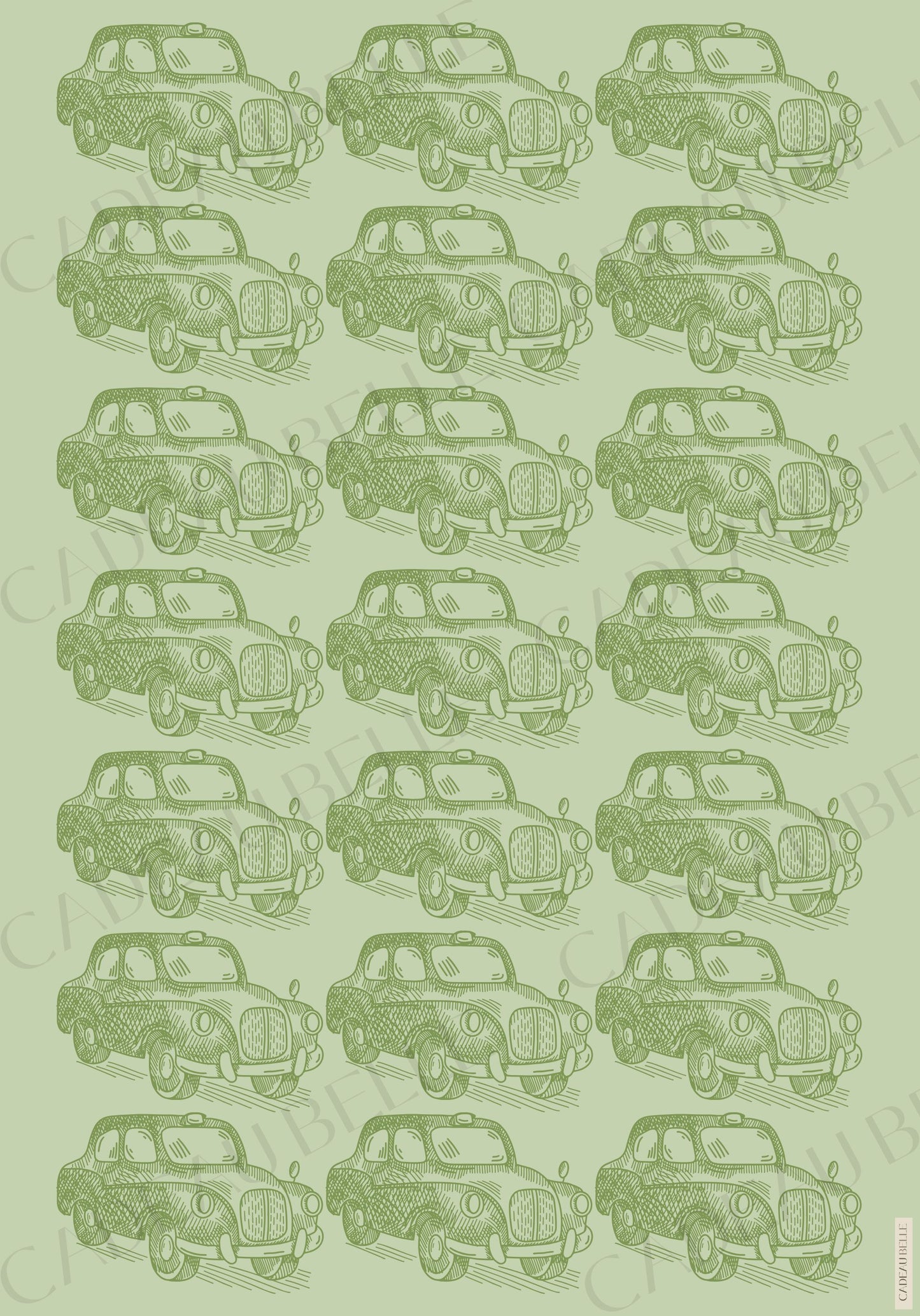 LONDON CAB - Box of 5 sheets