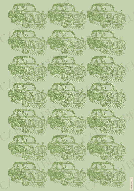 LONDON CAB - Box of 5 sheets