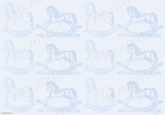 CAVALLI BLU - Box of 5 sheets