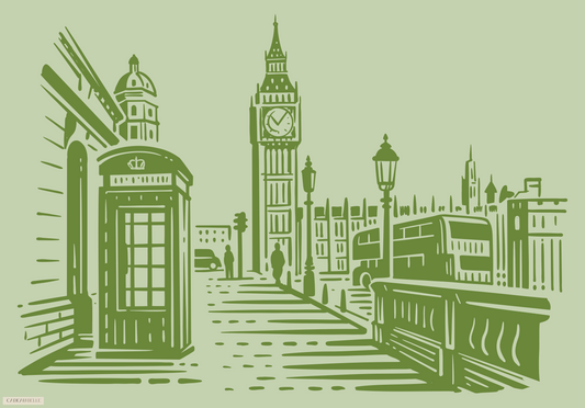 LONDON STREET - Box of 5 sheets