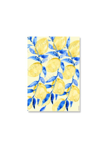 LIMONI BLU - Flat Sheets