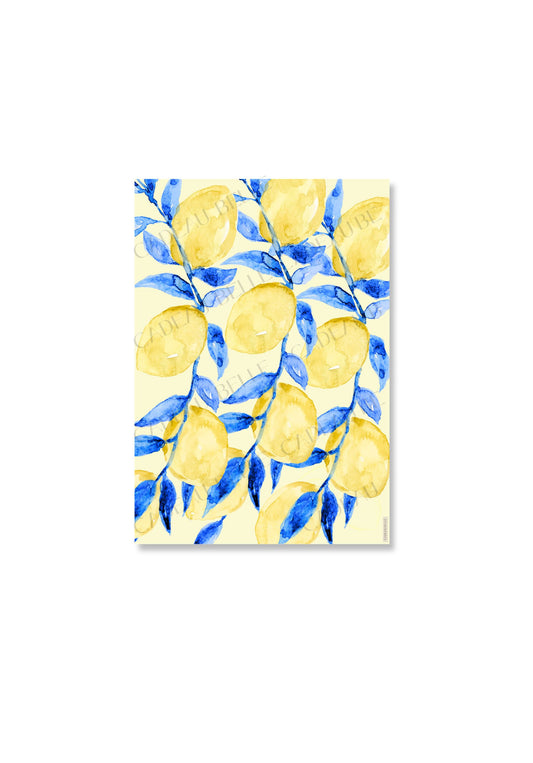 LIMONI BLU - Flat Sheets