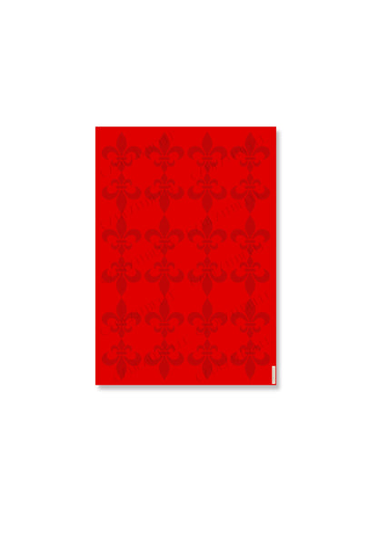 FLEUR DE LYS ROUGE - Flat Sheets