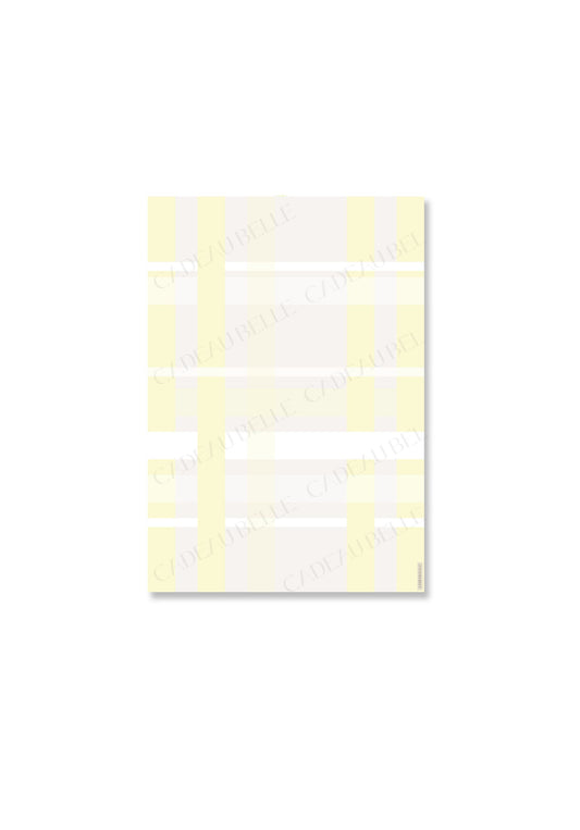 QUADRATI GIALLA - Flat Sheets