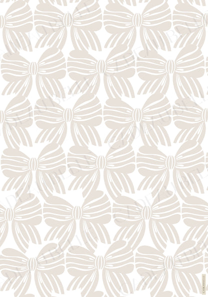 NOEL IVOIRE BOWS - Flat Sheets