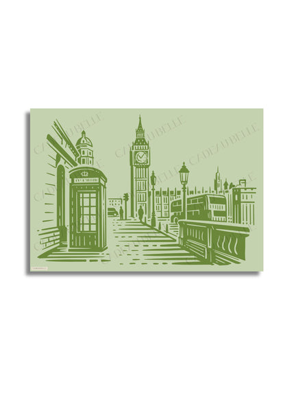 LONDON STREET - Flat Sheets