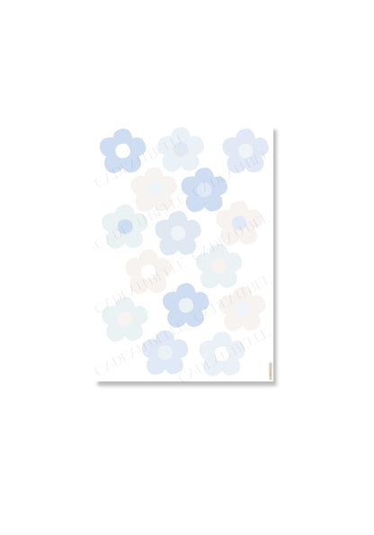 FIORI BLU - Flat Sheets