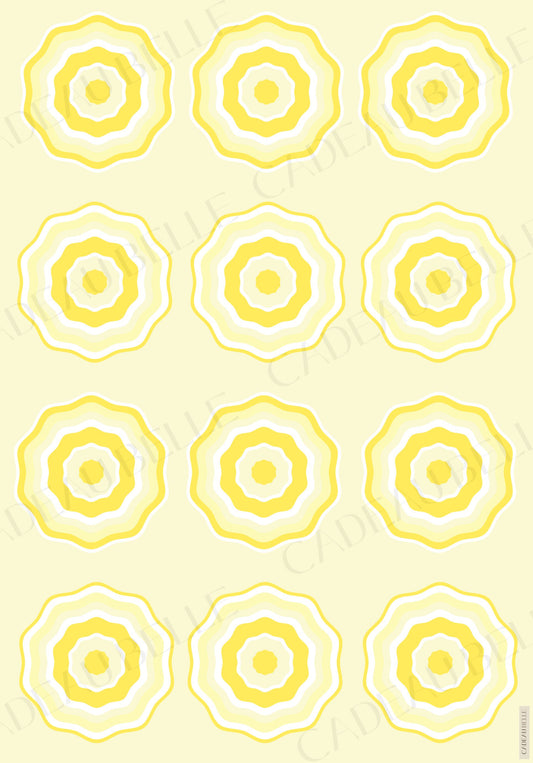 IL LIDO GIALLA - Box of 5 sheets