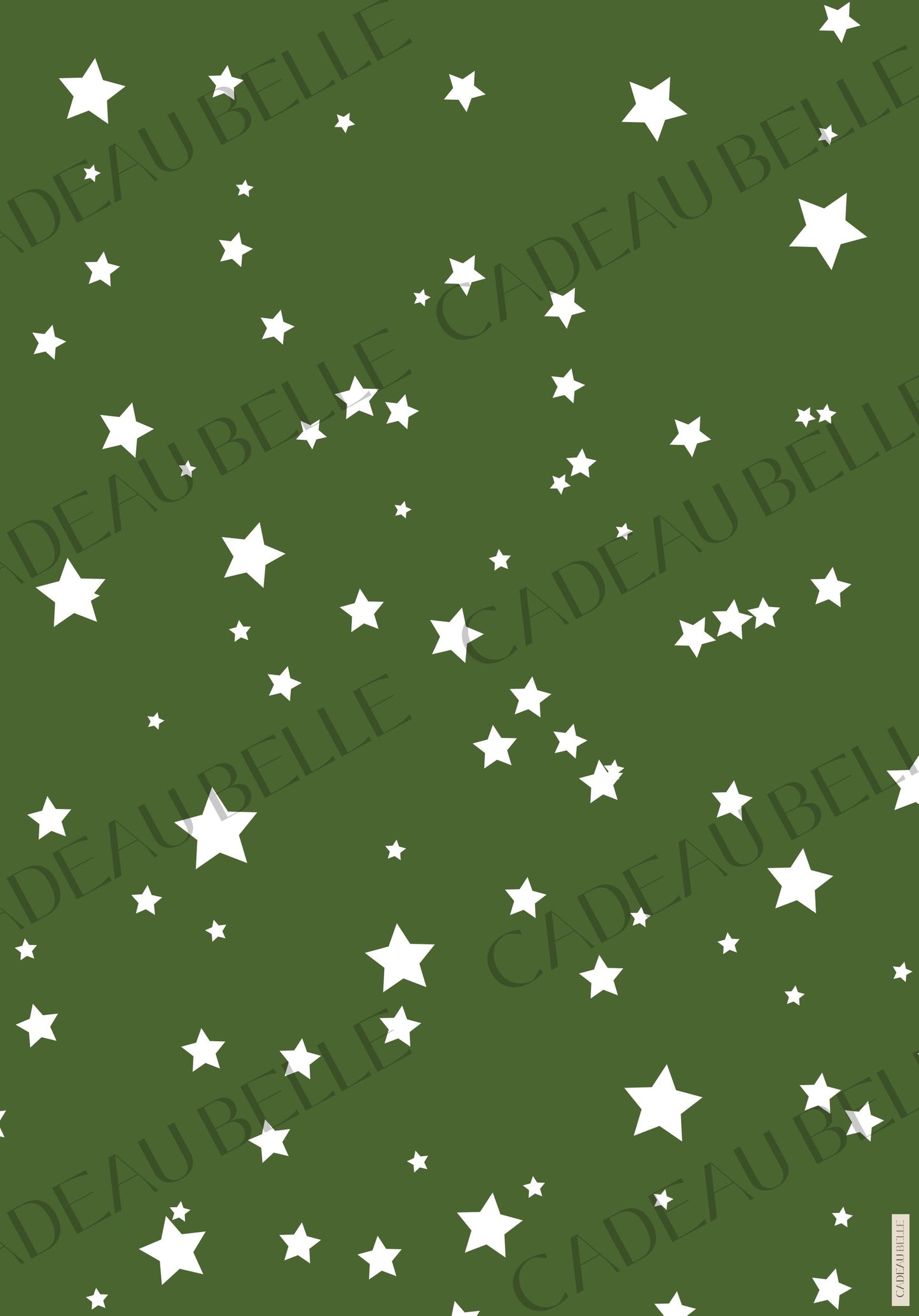 NOEL VERT STARS - Flat Sheets