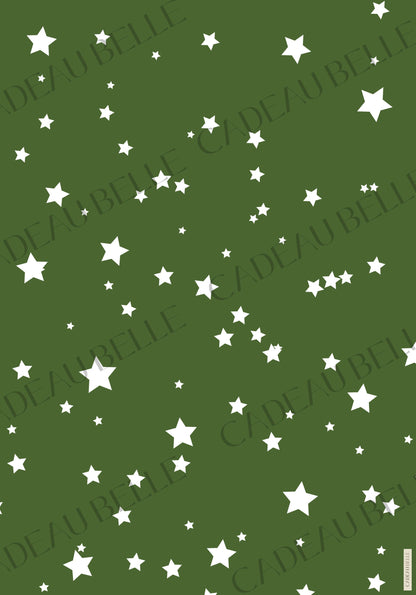 NOEL VERT STARS - Flat Sheets