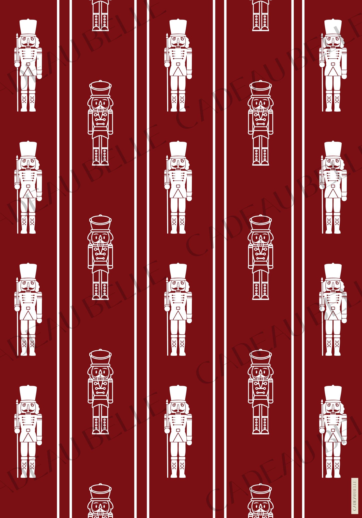 NOEL BORDEAUX NUTCRACKER - Flat Sheets