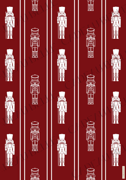 NOEL BORDEAUX NUTCRACKER - Flat Sheets