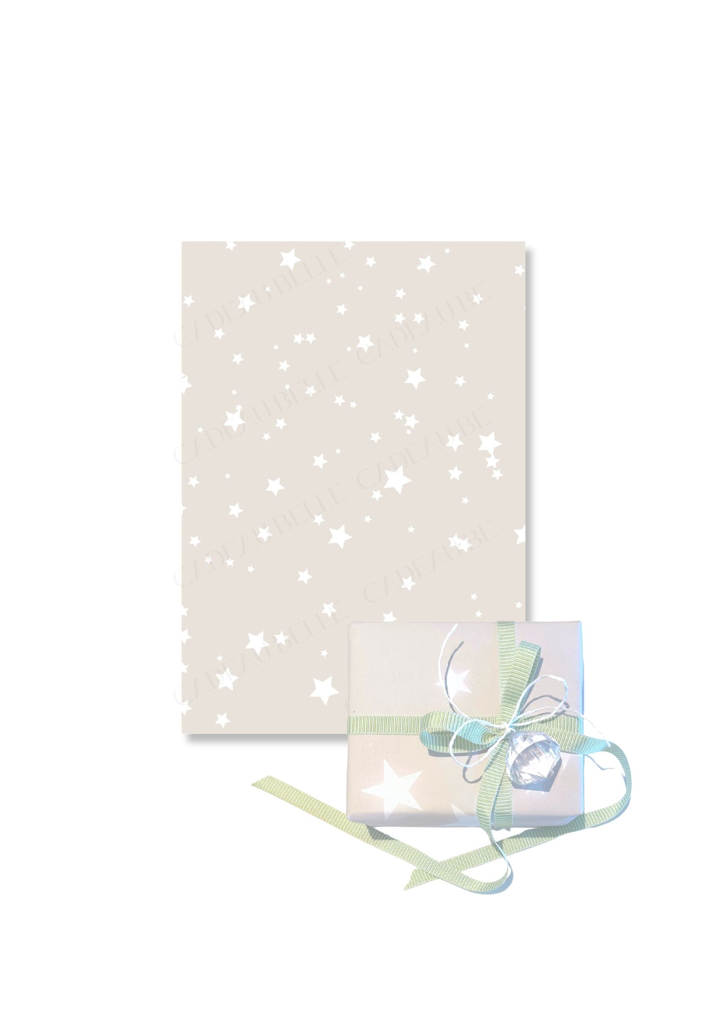 NOEL IVOIRE STARS - Flat Sheets