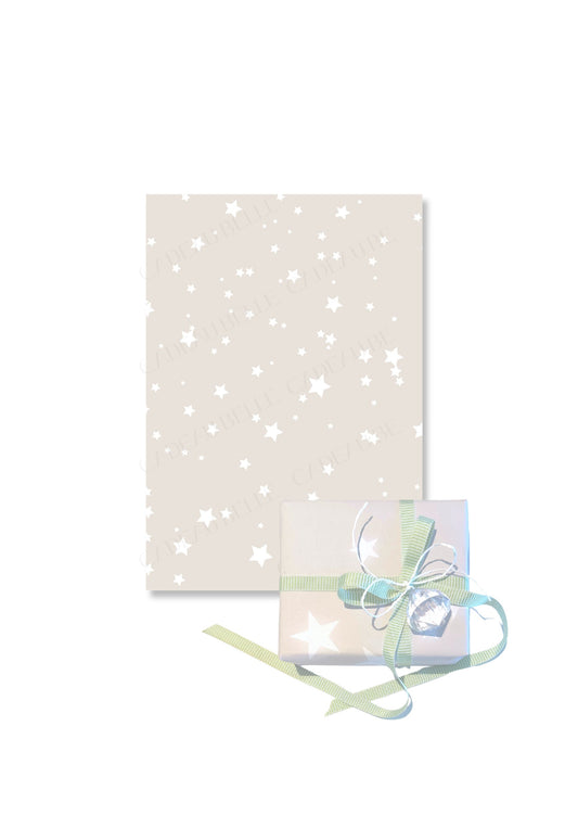 NOEL IVOIRE STARS - Flat Sheets