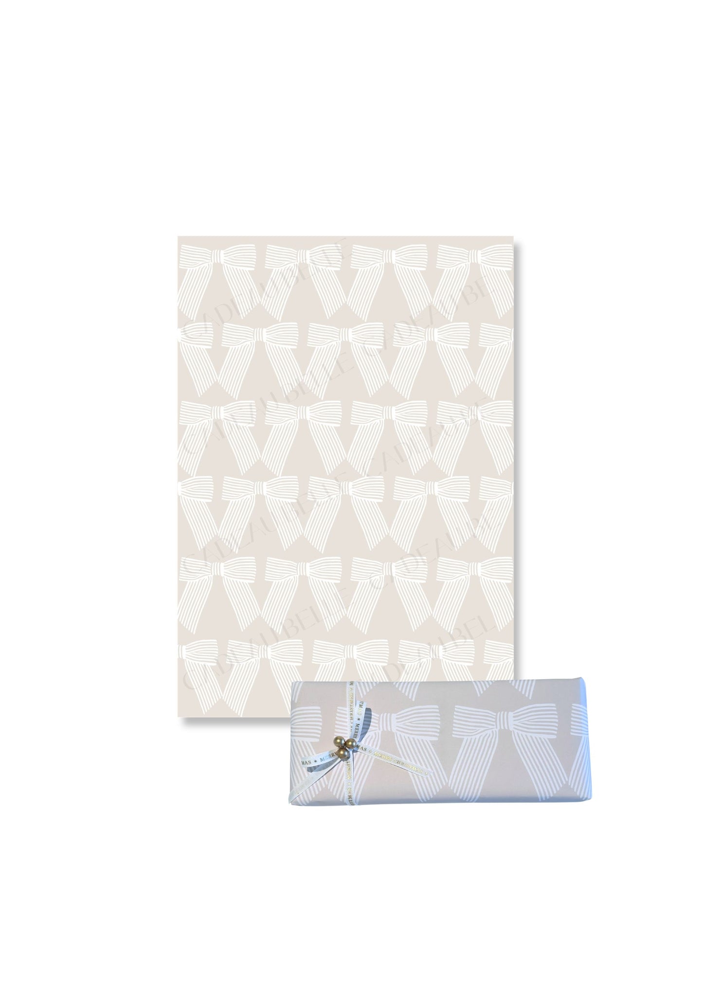 NOEL IVOIRE RIBBONS - Flat Sheets