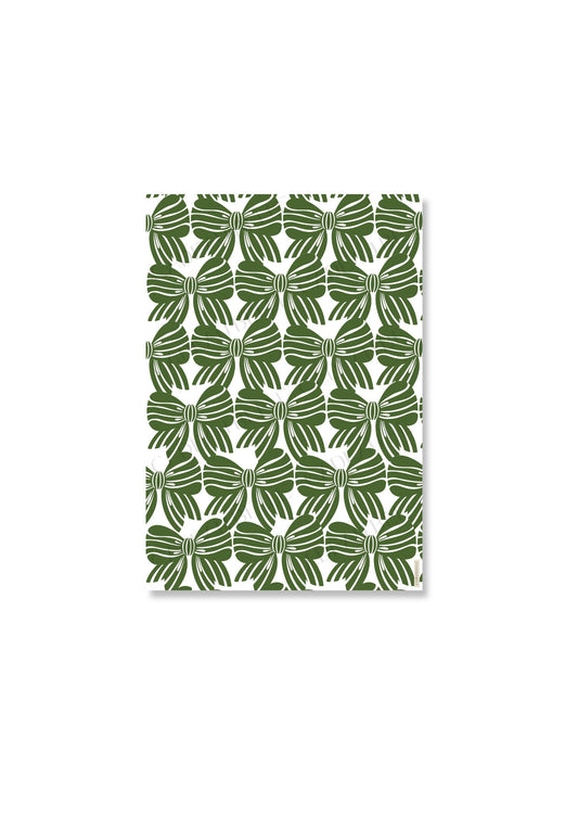 NOEL VERT BOWS - Flat sheets