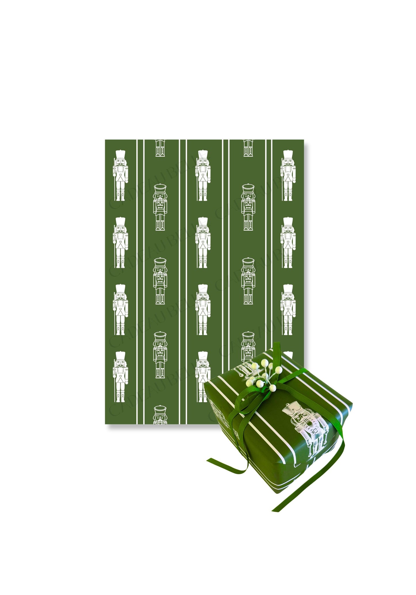NOEL VERT NUTCRACKER - Flat Sheets