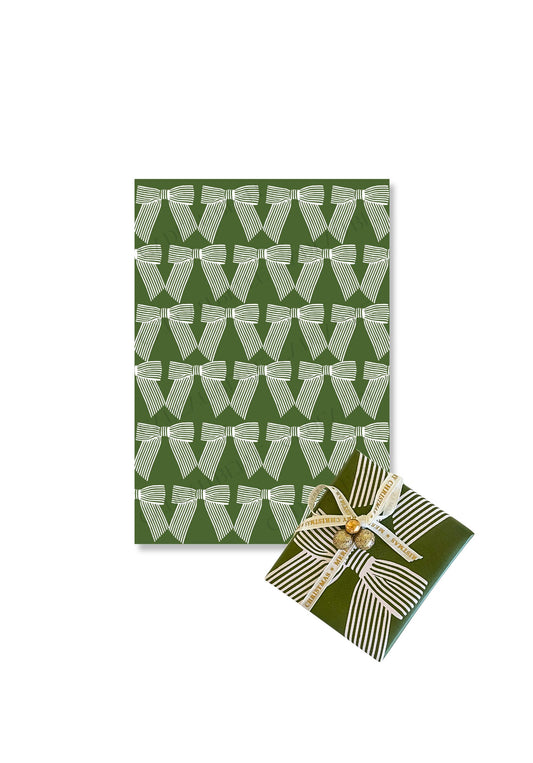 NOEL VERT RIBBONS - Flat Sheets