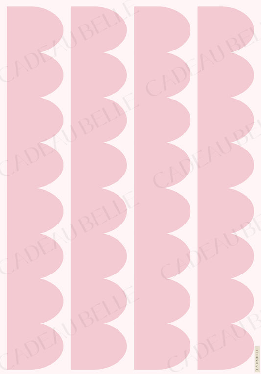 OMBRELLOS ROSA - Box of 5 sheets