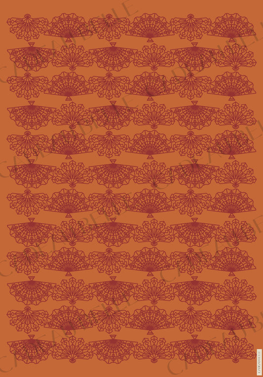 ABANICO II - Box of 5 sheets