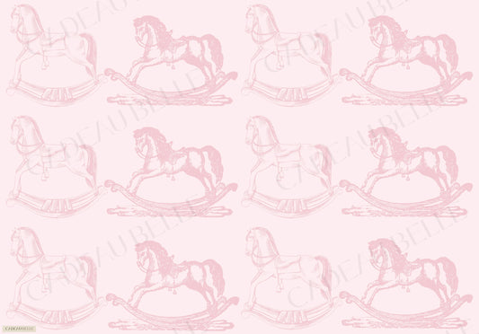 CAVALLI ROSA - Box of 5 sheets