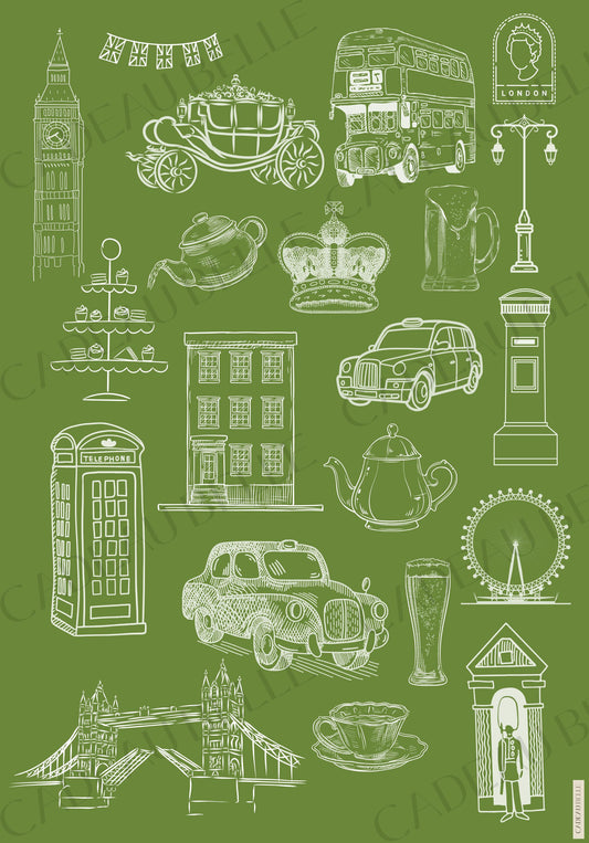 LONDON II COLLECTION - Selection of 5