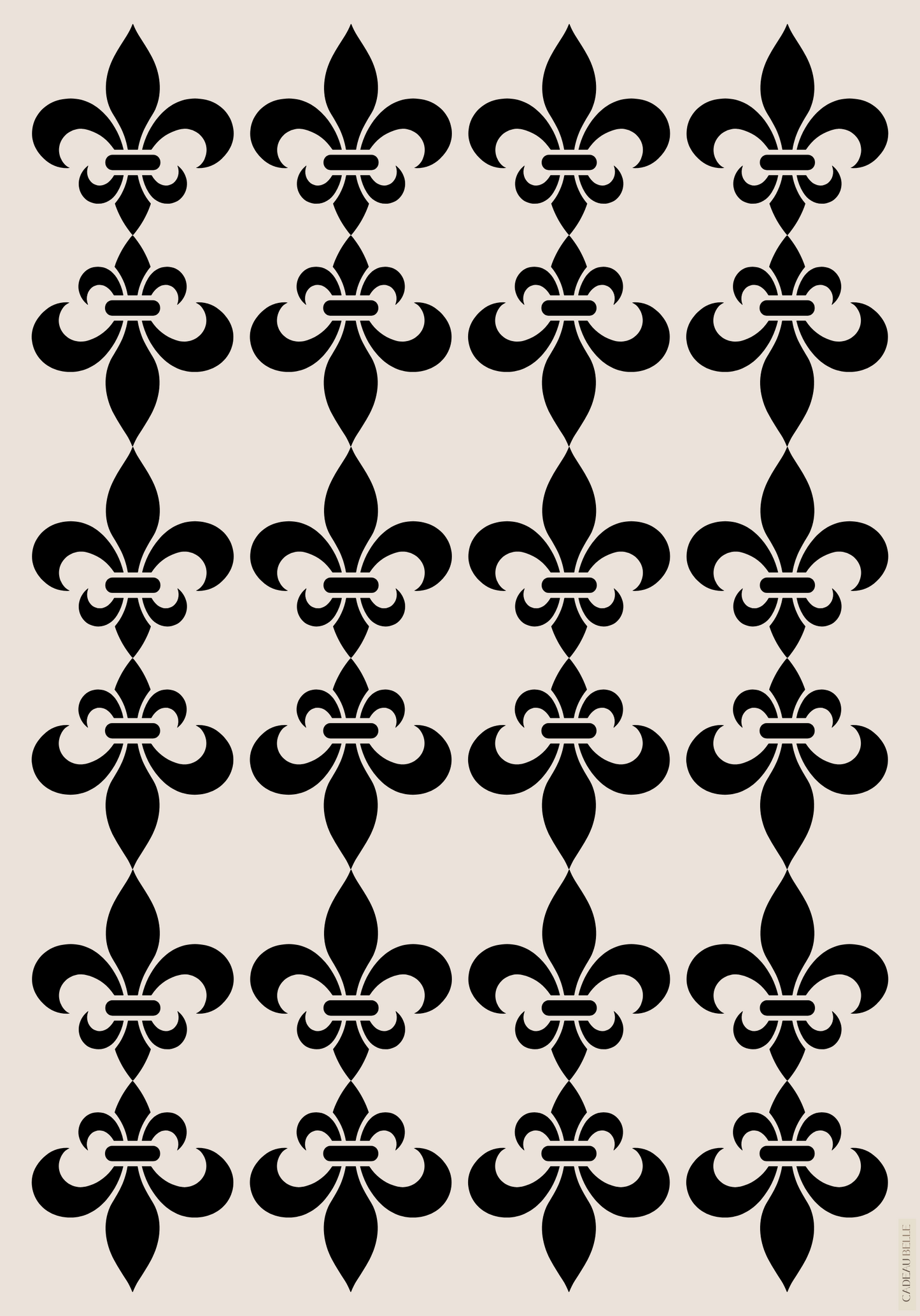 FLEUR DE LYS NOIR