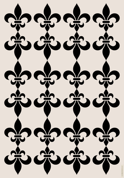 FLEUR DE LYS NOIR